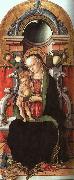 Madonna and Child Enthroned with a Donor Carlo Crivelli